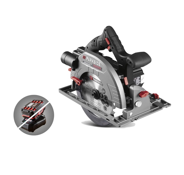 PARKSIDE PERFORMANCE 40 V vezeték nélküli kézi körfűrész, a profi munkákhoz PPHKSA 40-Li A1