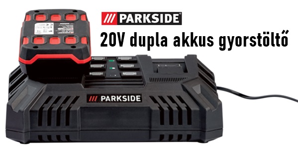PARKSIDE Dupla gyorstöltő 20 V 2 x 4,5 A - PDSLG 20 B1 - Image 2
