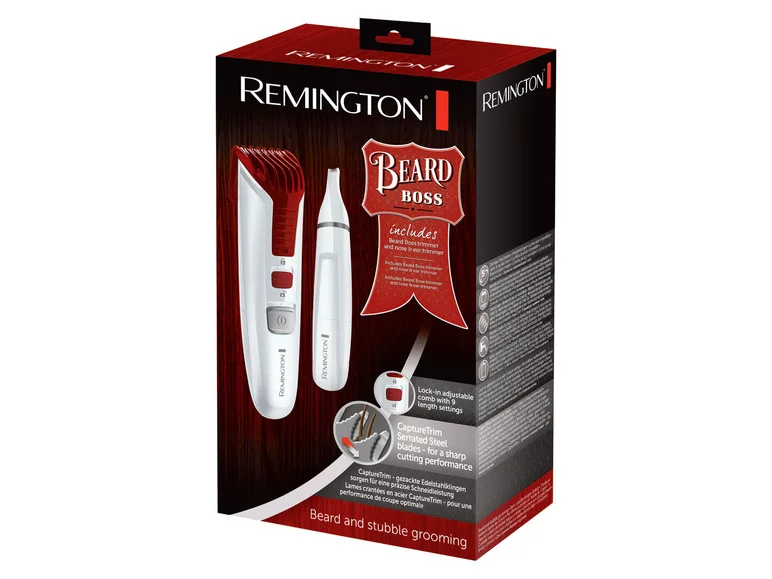 REMINGTON Beard Boss szakáll- és bajuszvágó készlet