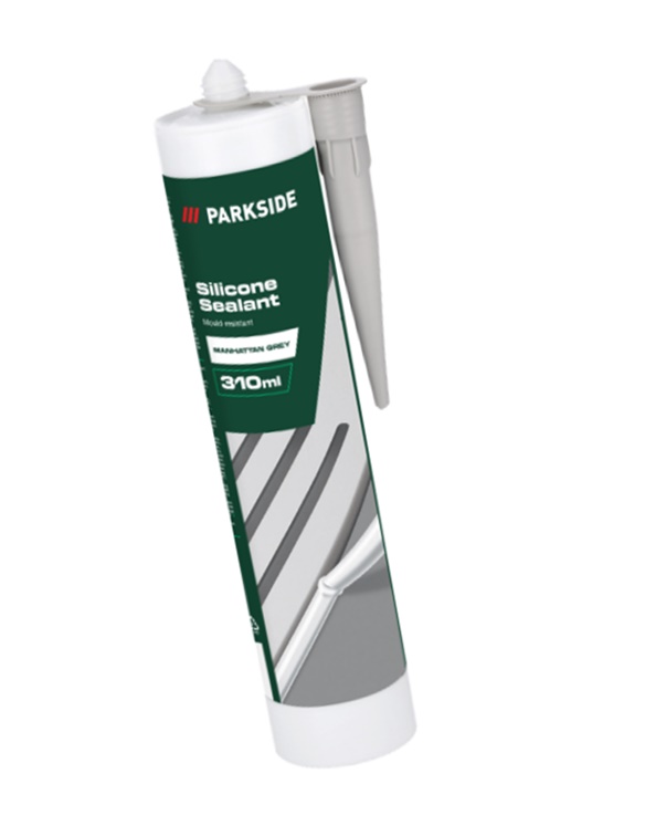 Parkside szilikon 310ml szürke