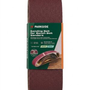 Parkside 10 részes csiszolószalag készlet – 686 x 50 mm (K60 / K80 / K120 / K180 / K240)