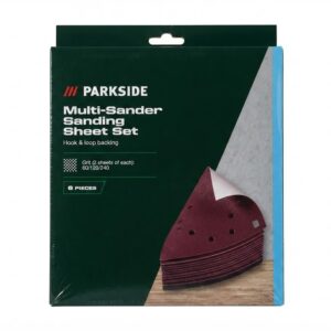 PARKSIDE Multicsiszoló csiszolópapír szett 6 darabos