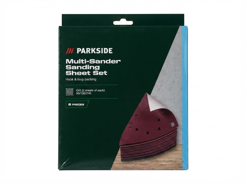 PARKSIDE Multicsiszoló csiszolópapír szett 6 darabos