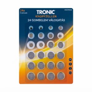 Tronic gombelem készlet 24 darabos – Megbízható energiaforrás