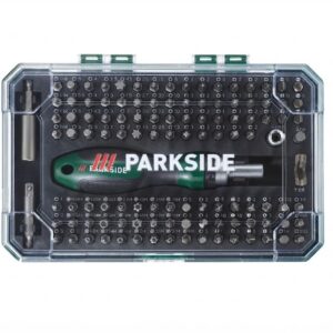 115 darabos bit- és racsnis csavarhúzó készlet – PARKSIDE