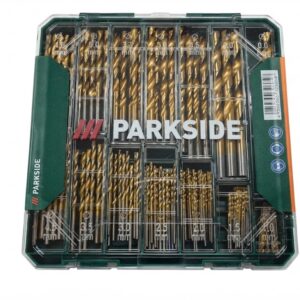 HSS-fúrókészlet PBS 130 A1 – 130 darabos titán bevonatú készlet – PARKSIDE