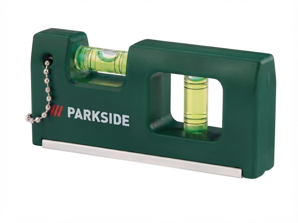 Mini vízmérték mágneses mérőfelülettel és lánccal – PARKSIDE