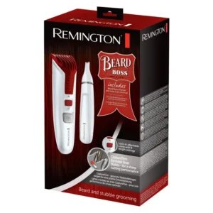 Remington szakállvágó készlet Beard Boss és orrszőrtrimmelő – részletes termékismertetővel