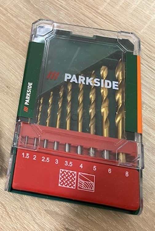 9db-os fémfúró készlet (acél és egyéb fémekhez) – PARKSIDE