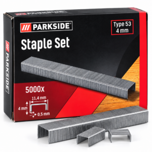 PARKSIDE 53-as tűzőkapocs 4 mm – 5000 db
