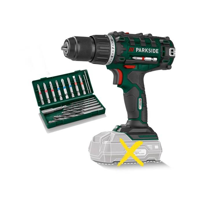ParkSide PABS 20-Li E6 20V 2Ah akkus fúró