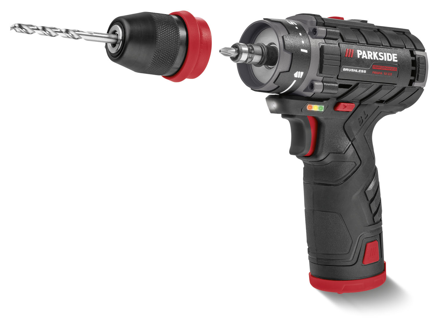 PARKSIDE PERFORMANCE PBSPA 12 D4 akkus fúró-csavarozó – brushless – 2. kép